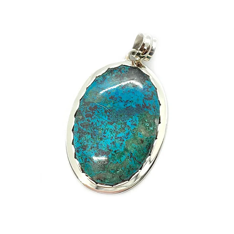 Liberty Shattuckite Oval Bohemian Pendant