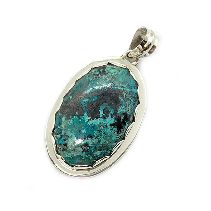 Liberty Shattuckite Oval Bohemian Pendant