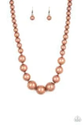 Living Up To Reputation - Copper Necklace - Paparazzi Accessories