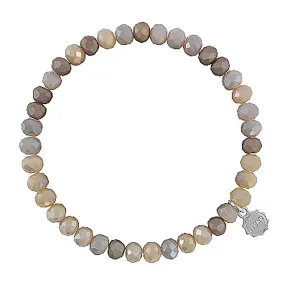 Lizas Nashville 6mm Crystal Bracelet City Nude