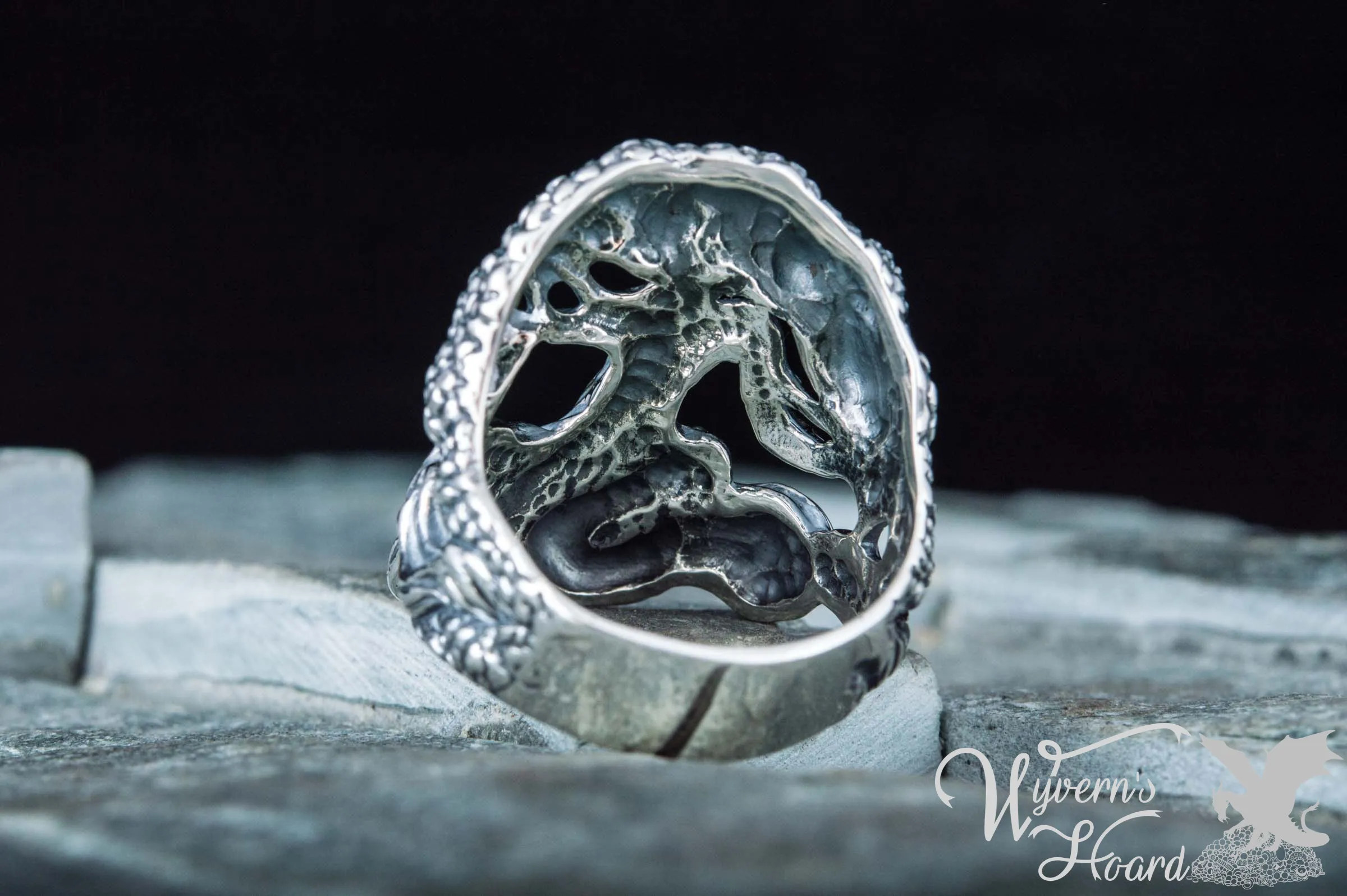 Lush Tree of Life Handmade Ring