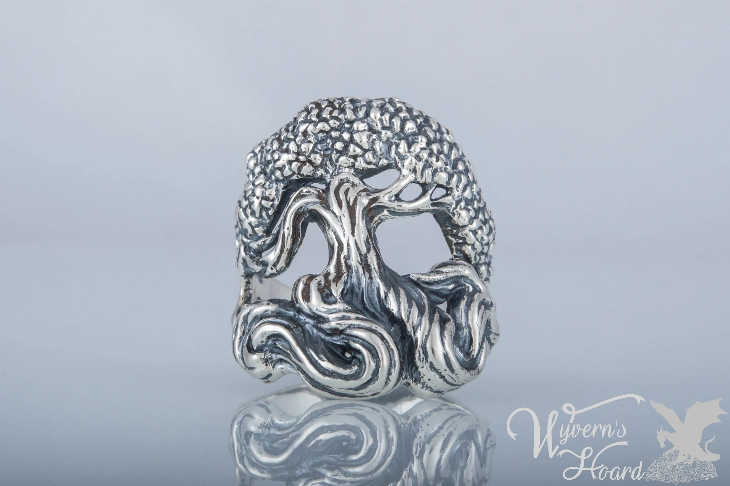 Lush Tree of Life Handmade Ring