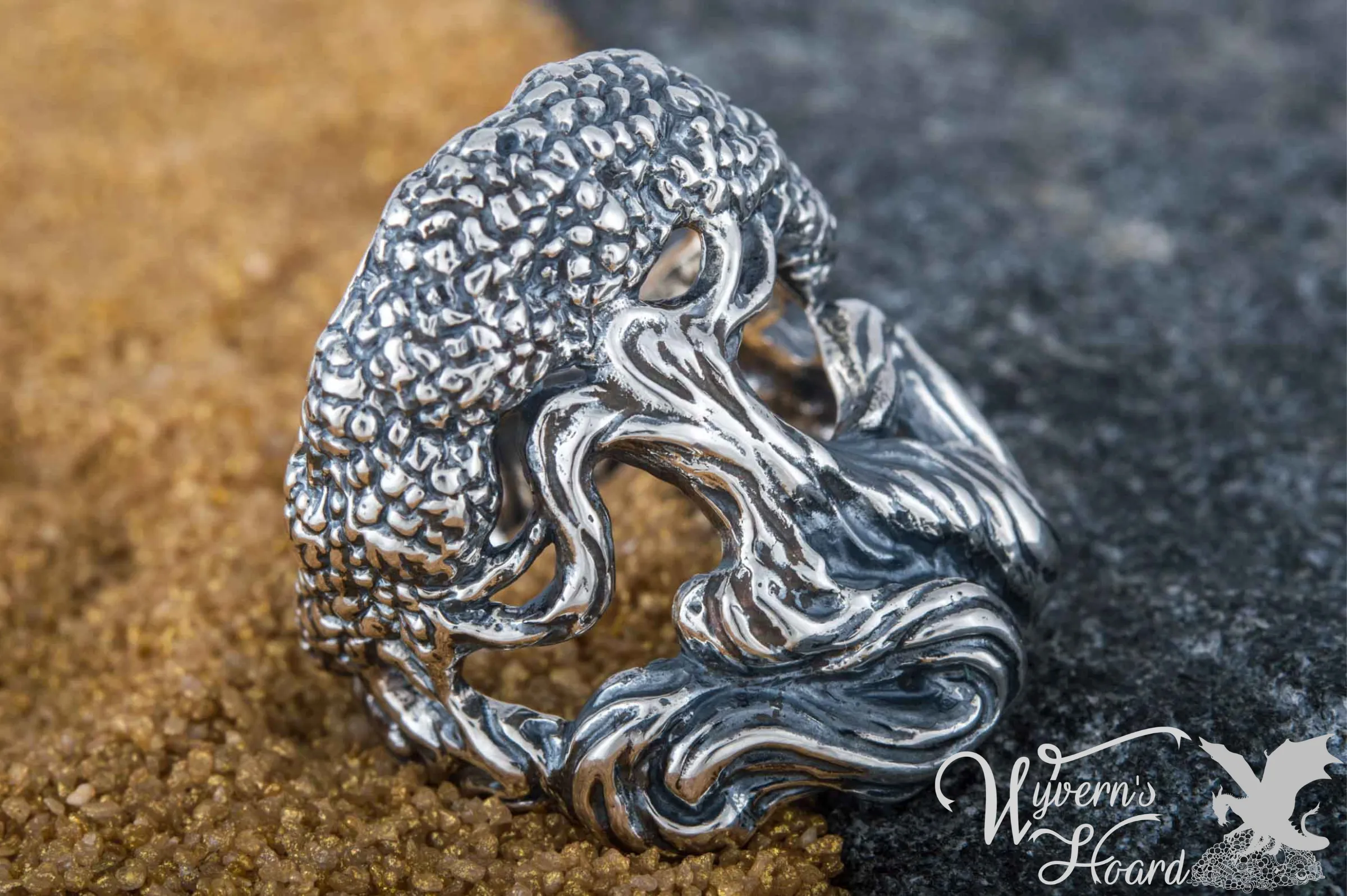 Lush Tree of Life Handmade Ring