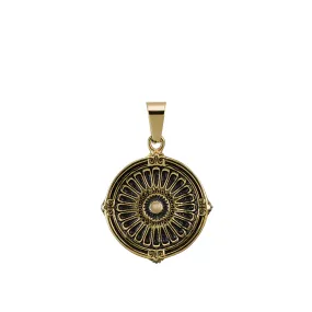 Medallion Gold Pendant