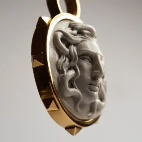 Medusa shield pendant