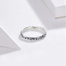 Minimalist 2mm 925 Sterling Silver Band Finger Ring - Charm Jewelry (GX319)