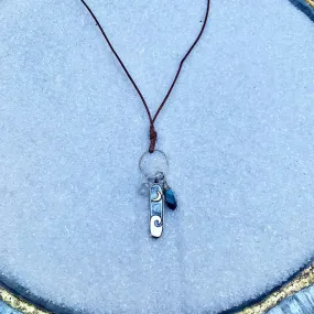 Moon Tide Silver Pendant Necklace