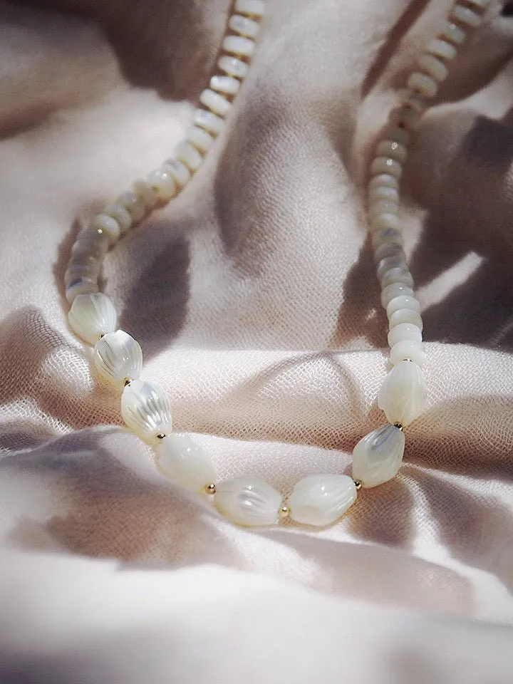 Mother of Pearl Pikake Necklace - Mauloa