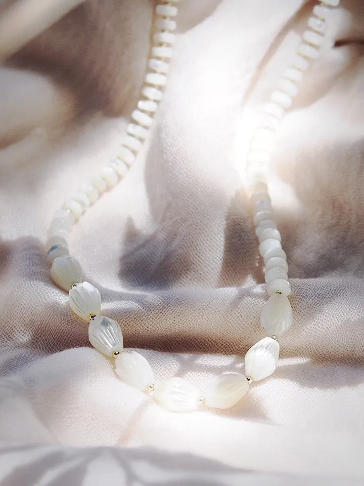 Mother of Pearl Pikake Necklace - Mauloa