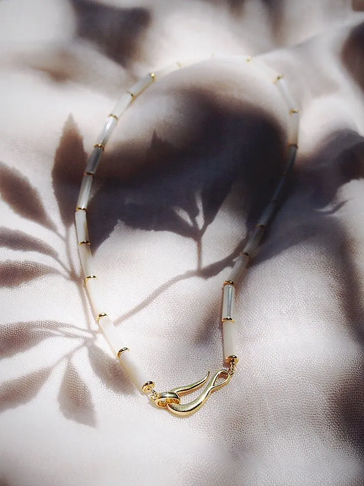 Mother of Pearl Pikake Necklace - Mauloa