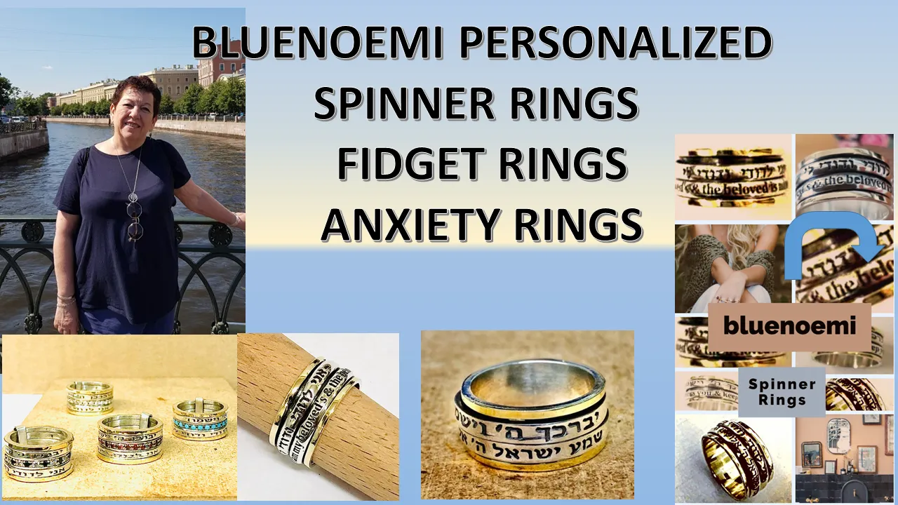 Motivational Spinner Ring. This ring features an engraved outer band with inspiring words to help you stay on track.