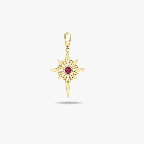 North Star Pendant | 14K Solid Gold