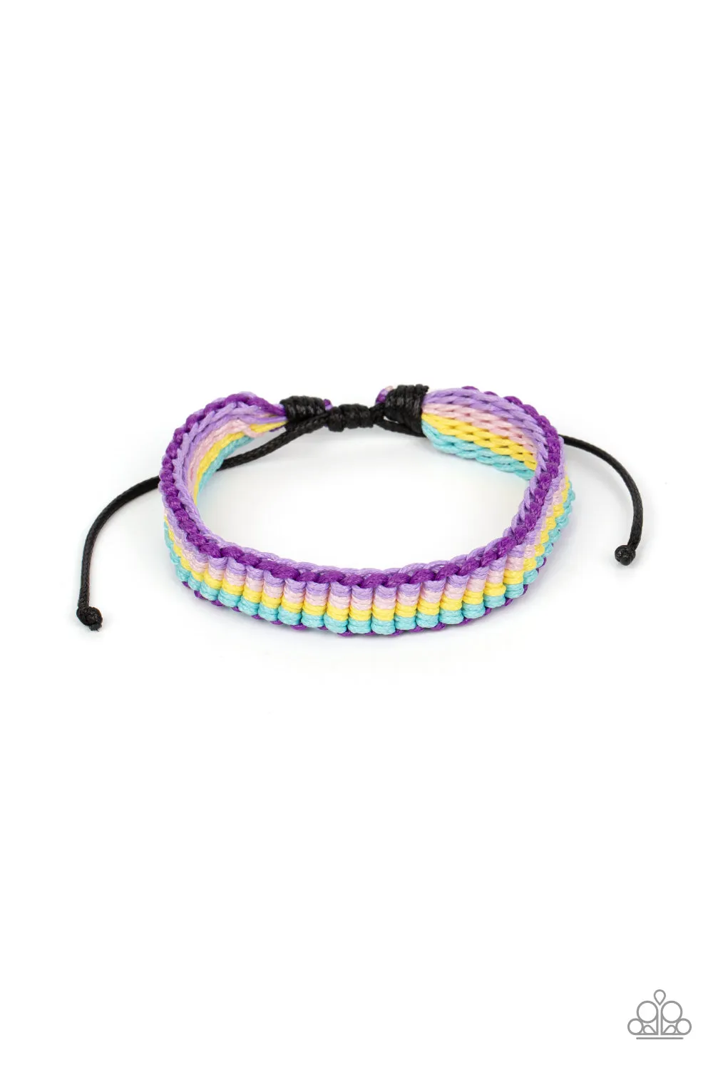 Paparazzi Campfire Craft - Multi Rainbow Urban Bracelet