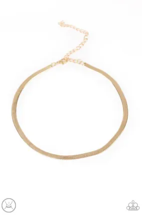 Paparazzi Necklace Serpentine Sheen - Gold