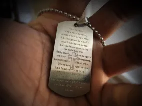 Pendant - Our Fathers Prayers Dog Tag