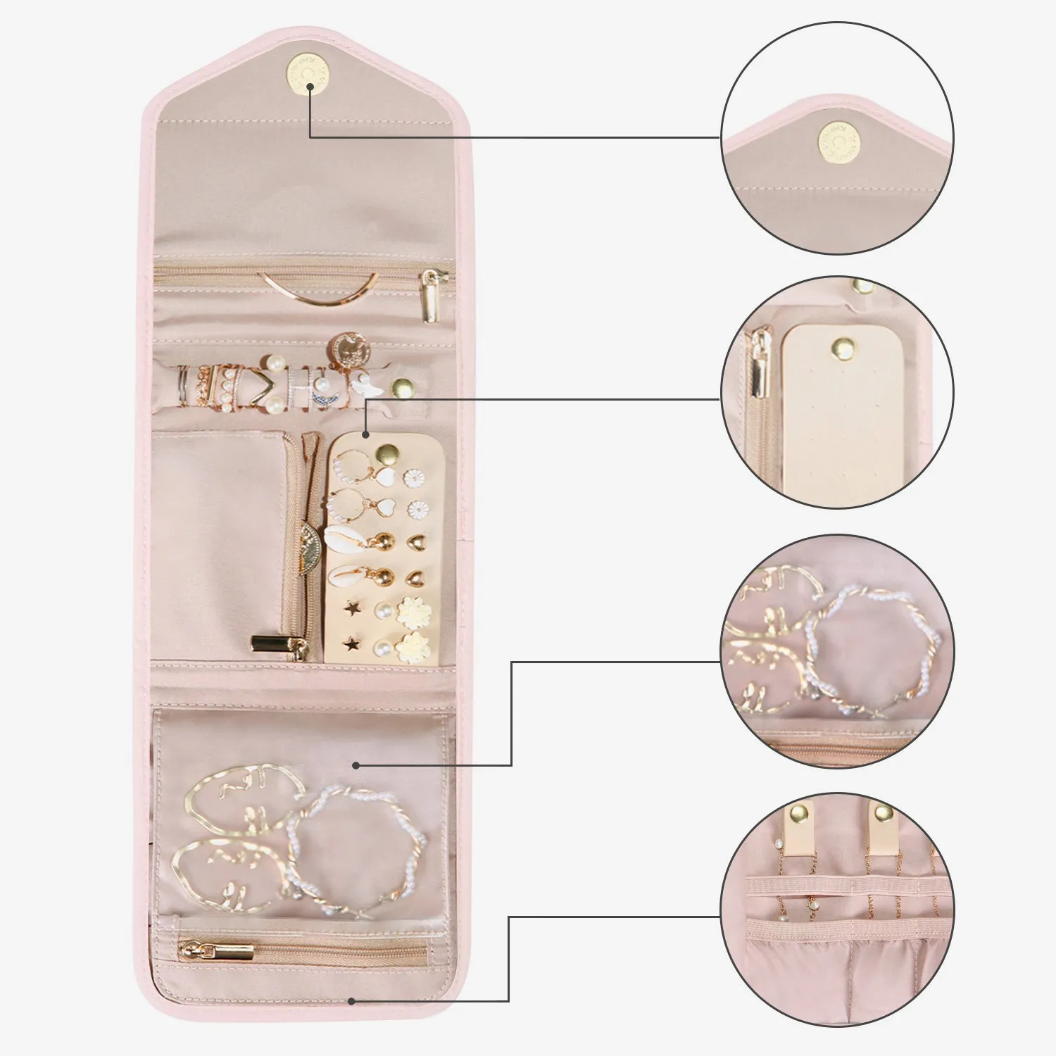 Peri Folding Jewelry Organizer