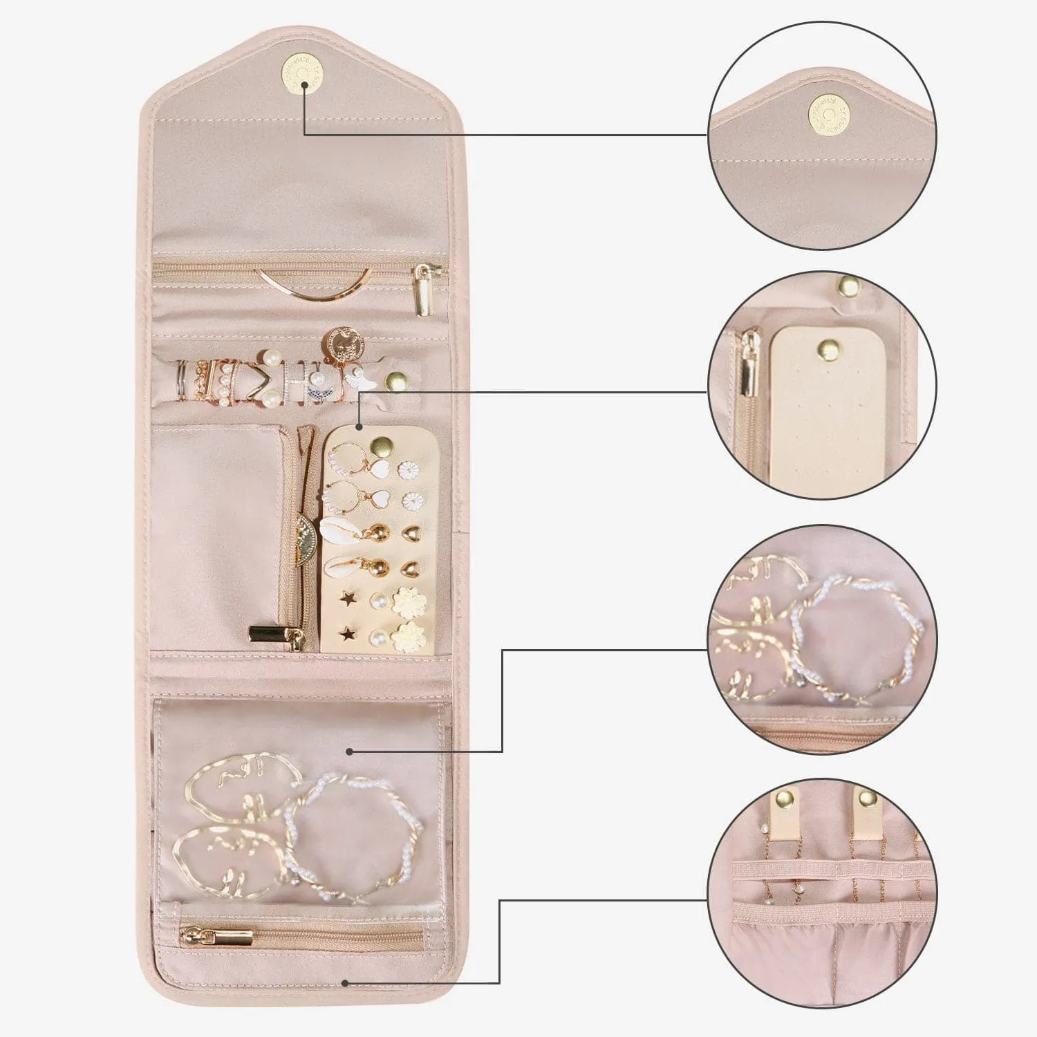 Peri Folding Jewelry Organizer