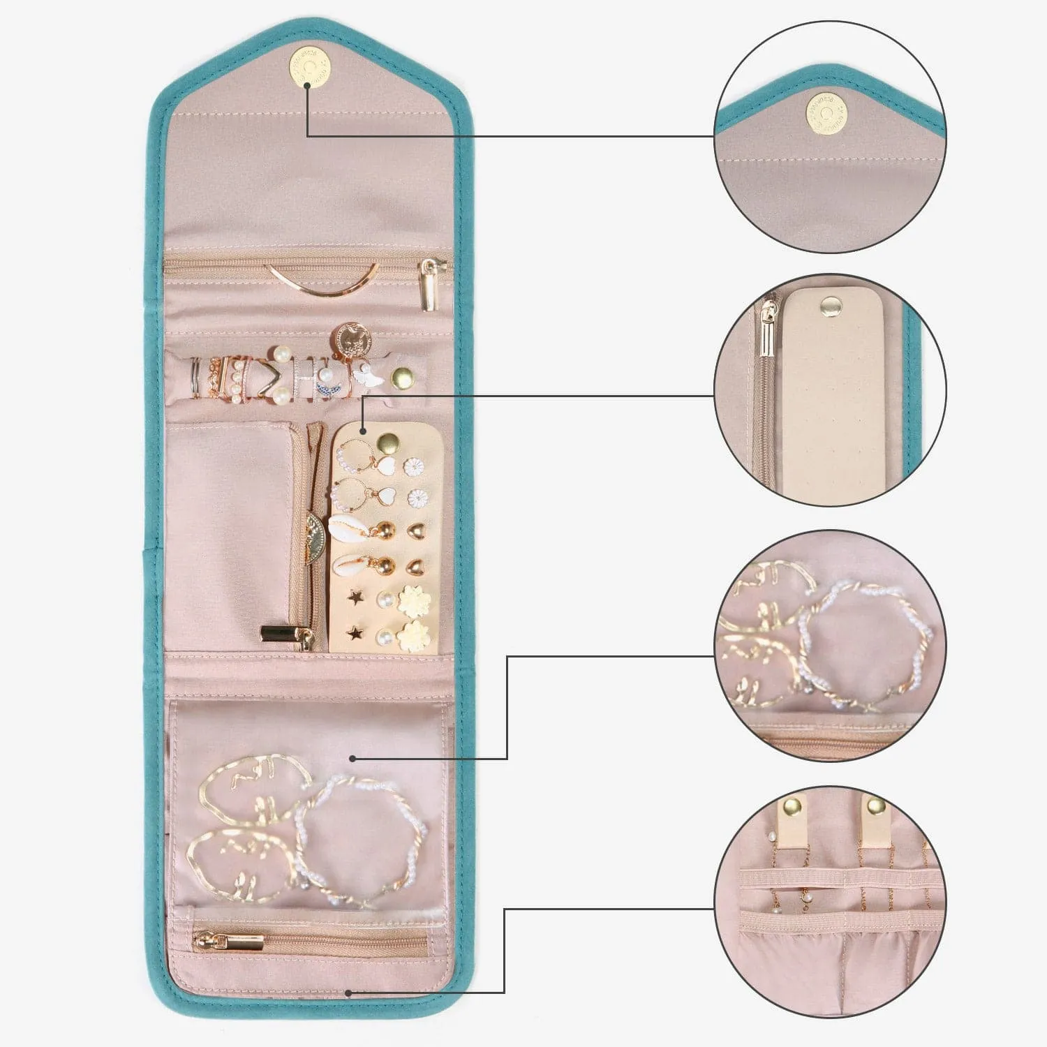 Peri Folding Jewelry Organizer