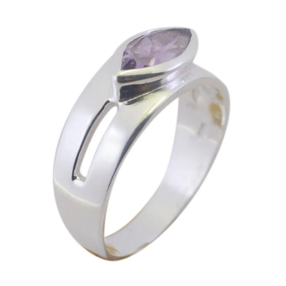 Riyo Classy Gems Amethyst Sterling Silver Rings Gift Thanks Giving