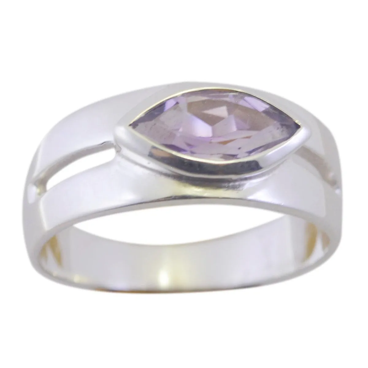 Riyo Classy Gems Amethyst Sterling Silver Rings Gift Thanks Giving