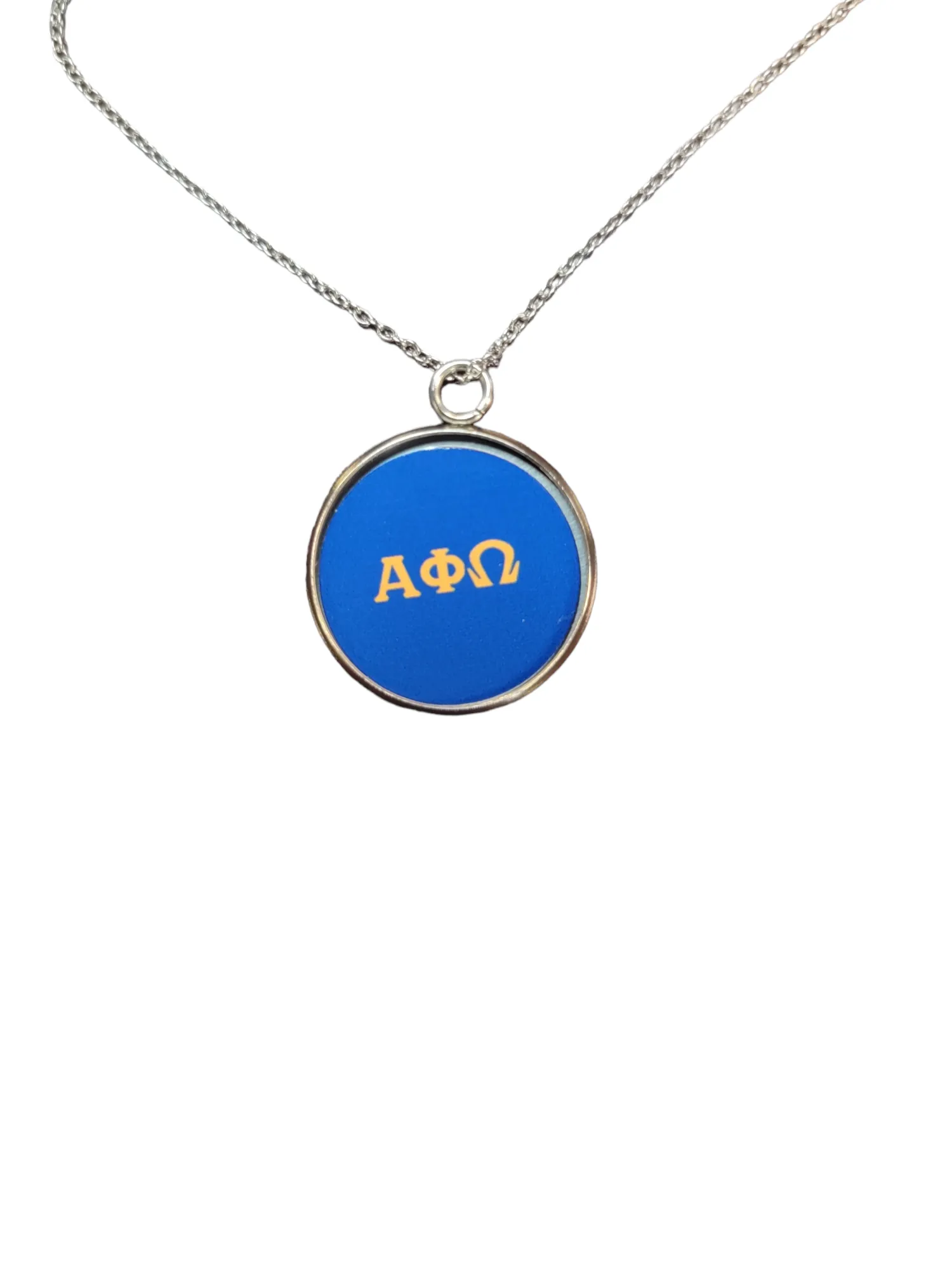 Show Your Alpha Phi Omega Pride with This Beautiful Jewelry Set | Silver Plated Stainless Steel