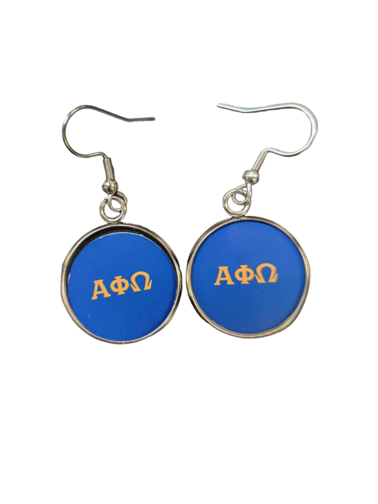 Show Your Alpha Phi Omega Pride with This Beautiful Jewelry Set | Silver Plated Stainless Steel