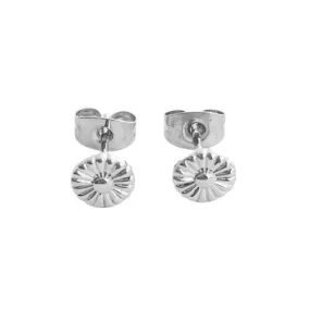 SIlver Daisy Stud Earrings