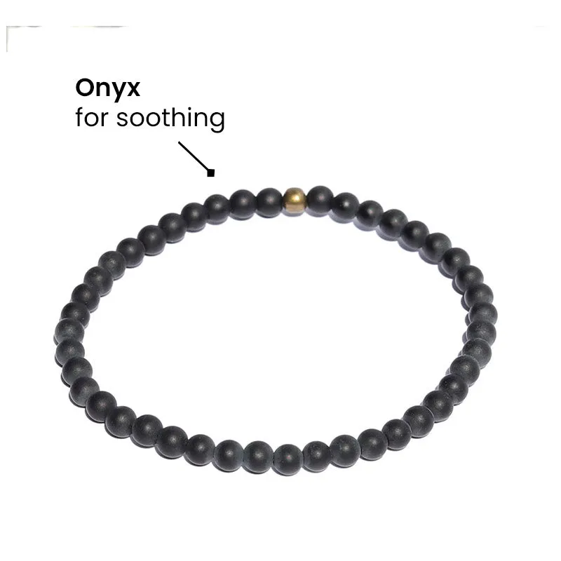 Soothing Matte Onyx Bracelet