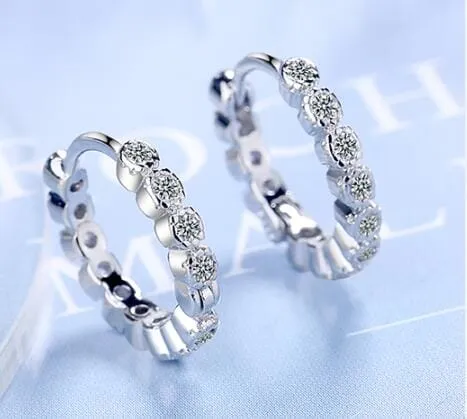 Sparkling Hoop Earrings