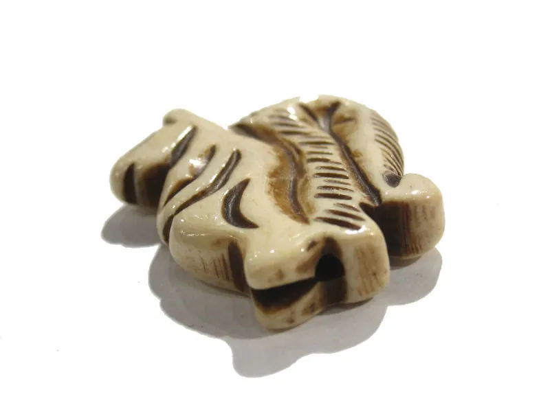 Squirrel Hand Carved Bone Pendant