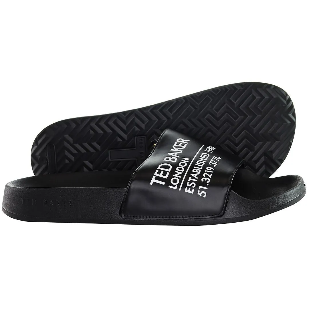 Ted Baker Aziell Mens Black Sliders