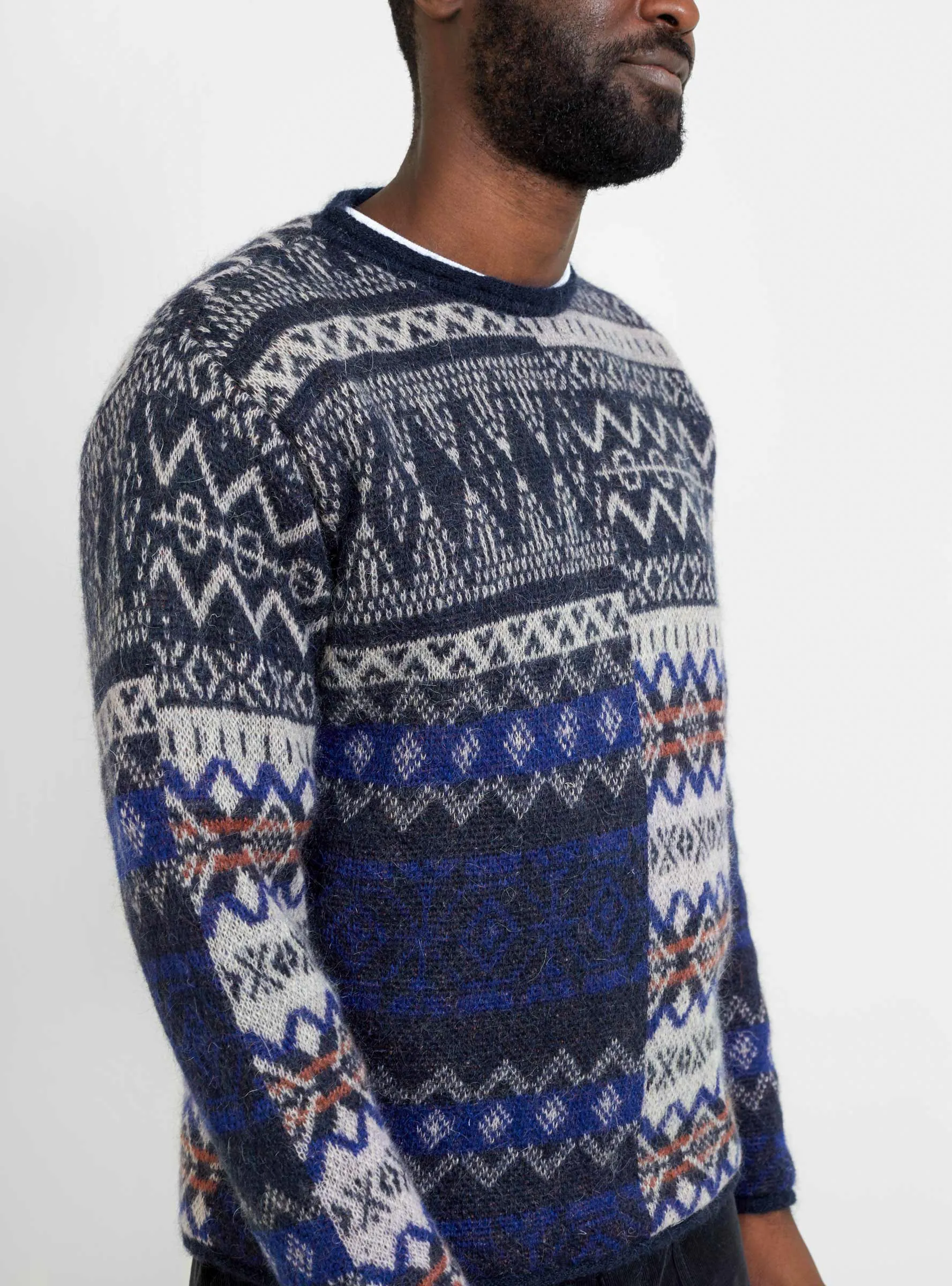 TED Fair Isle Crew Tan