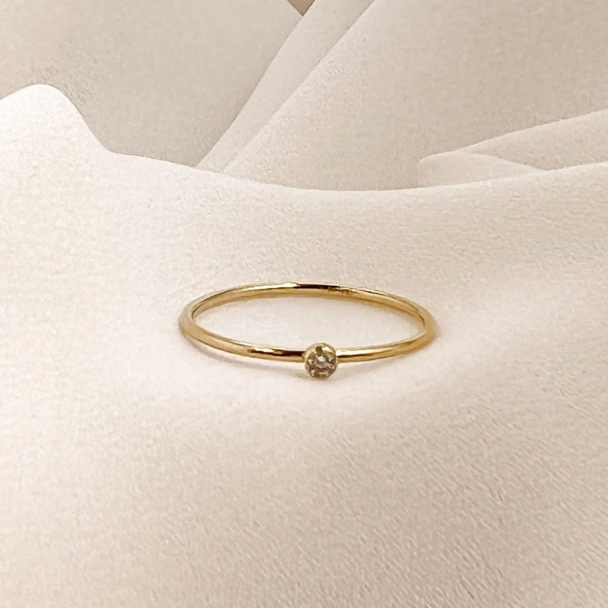 The Apex Gold Stacking Ring