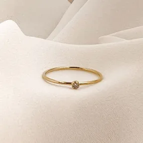 The Apex Gold Stacking Ring