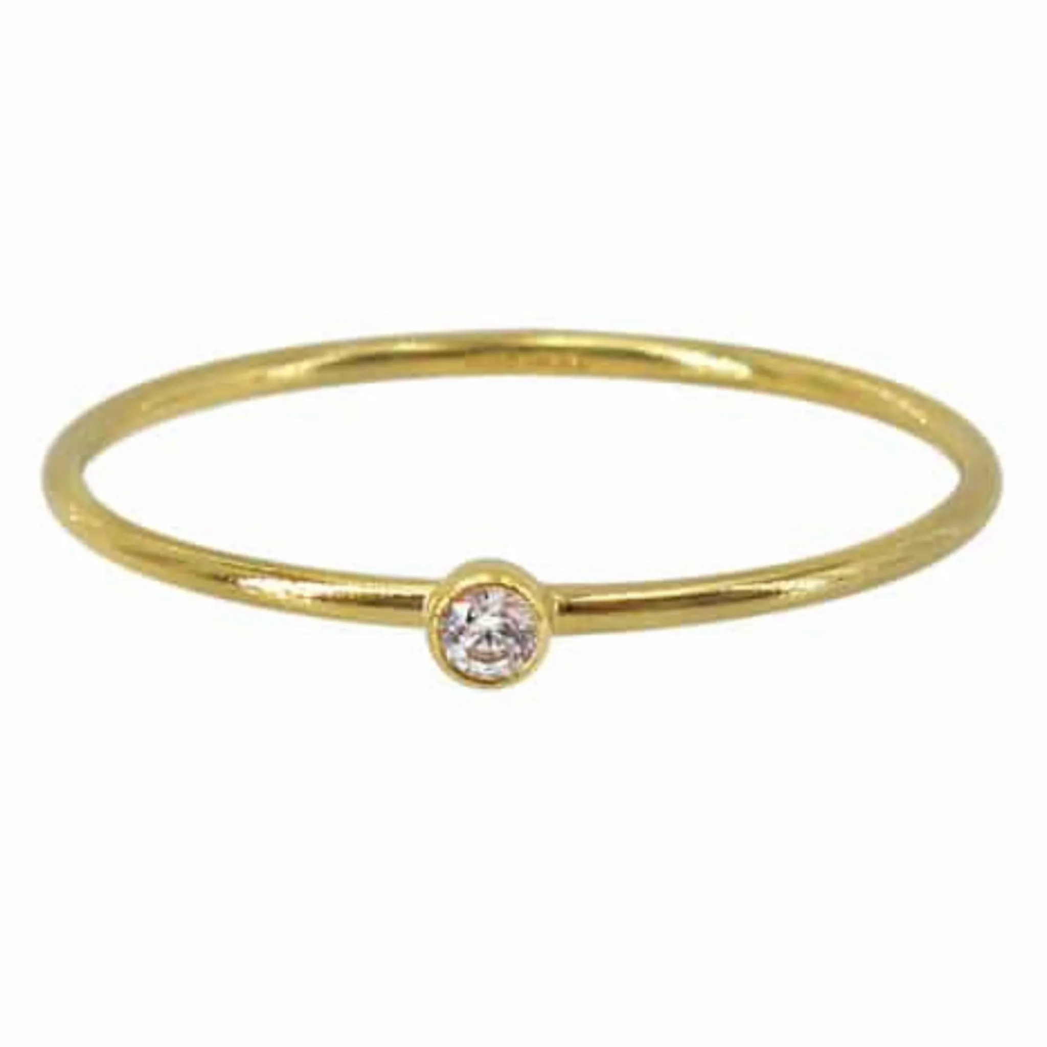 The Apex Gold Stacking Ring