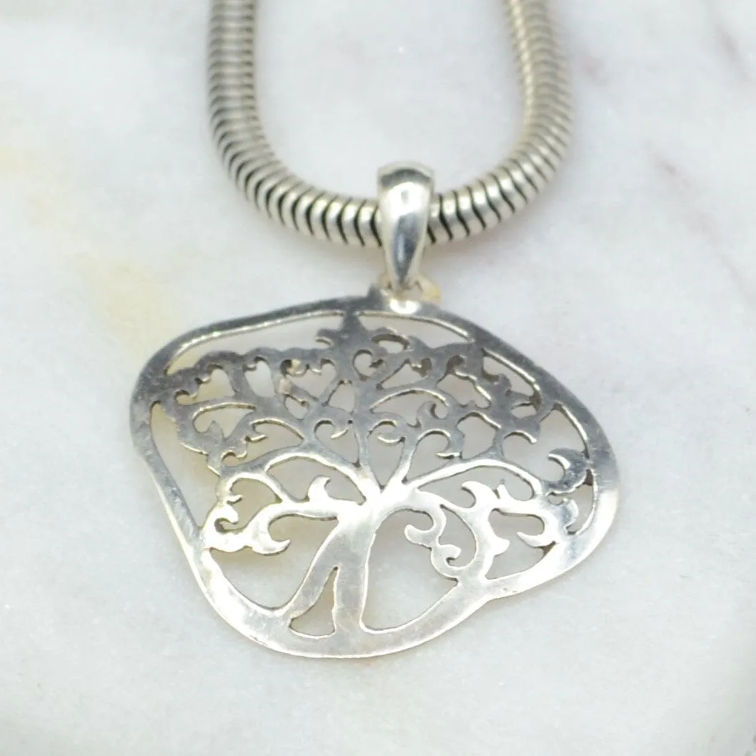 Tree of Life Silver Necklace