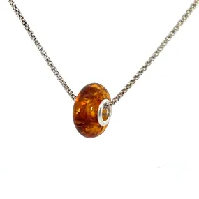 Tube Amber Pendant