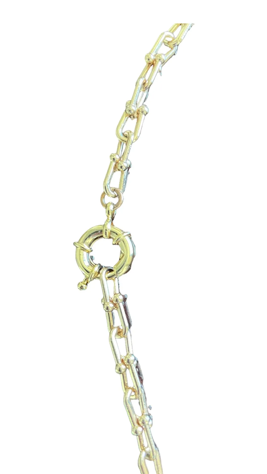 U Ball Link Chain Necklace