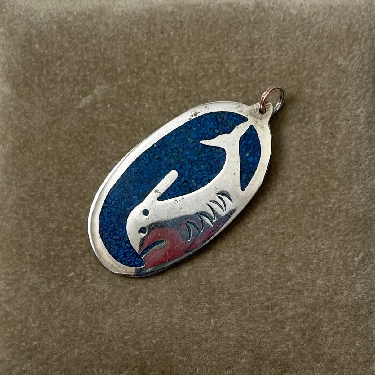 Whale Pendant Mexican Alpaca