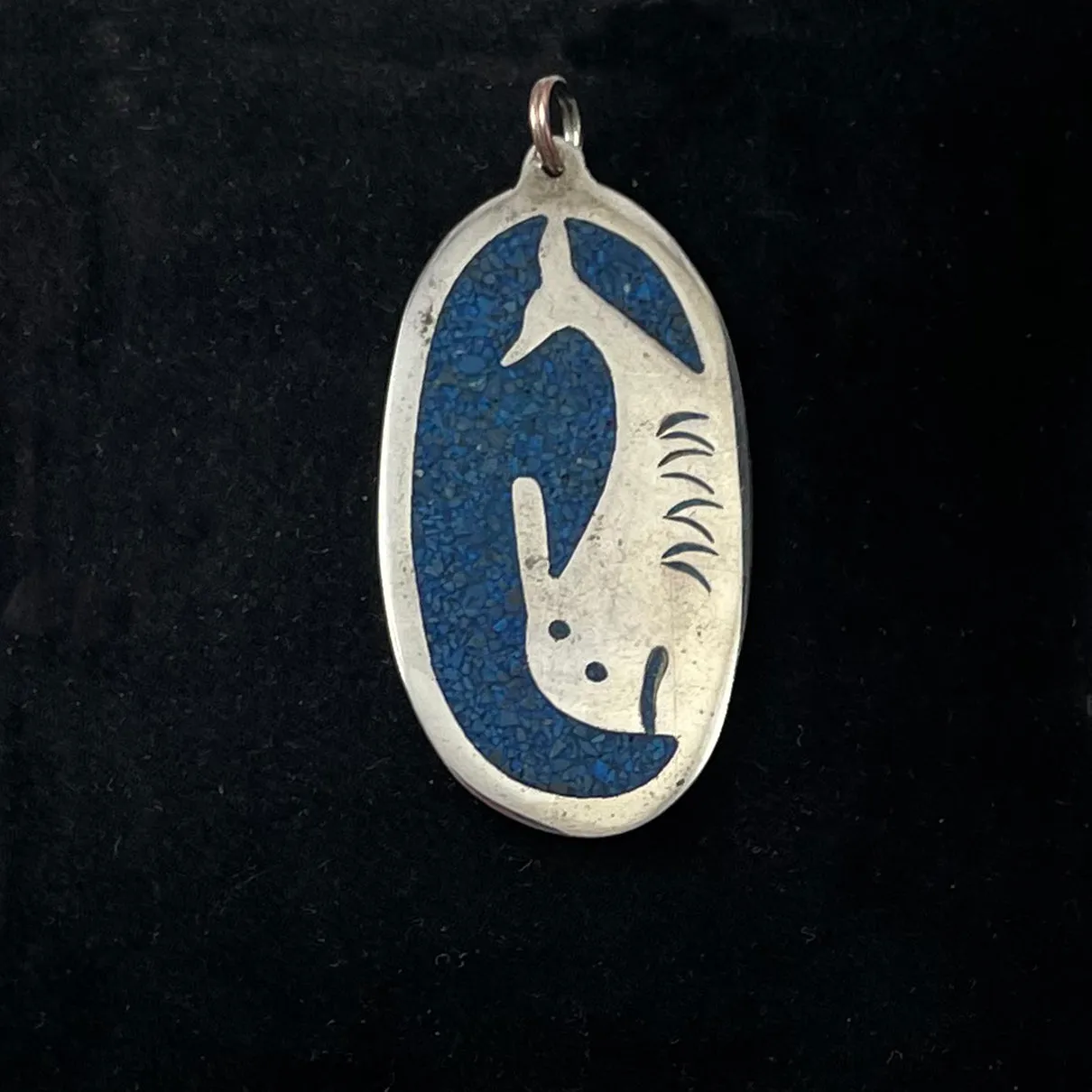 Whale Pendant Mexican Alpaca